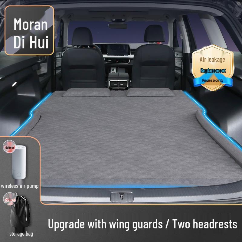 Car Inflatable Mattress for Trunk and Rear Seat - Suitable for SUVs, Foldable Sleeping Pad
