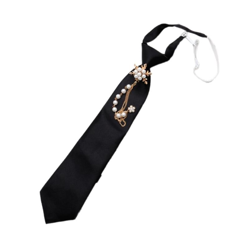 

Жіноча ділова зустріч Краватка Формальна вузька ділова краватка для весілля 1