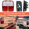 Pair Tail Light For Toyota Hilux Mk4 1997 1998 1999 2000 2001 2002 2003 2004 2005 2006 Rear Bumper Reflector Stop Brake Lamp
