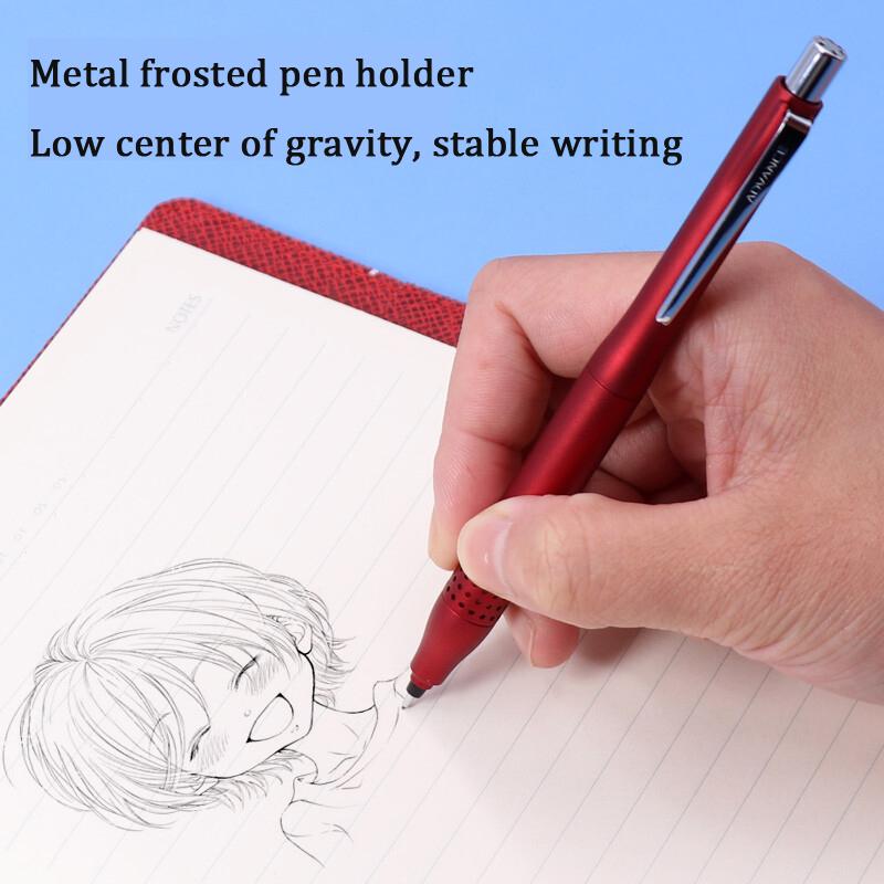 Japan Mitsubishi Mechanical Pencil, 0.5mm Continuous Lead Self-Rotating Low Center of Gravity Metal Rod Stable Writing Supplies