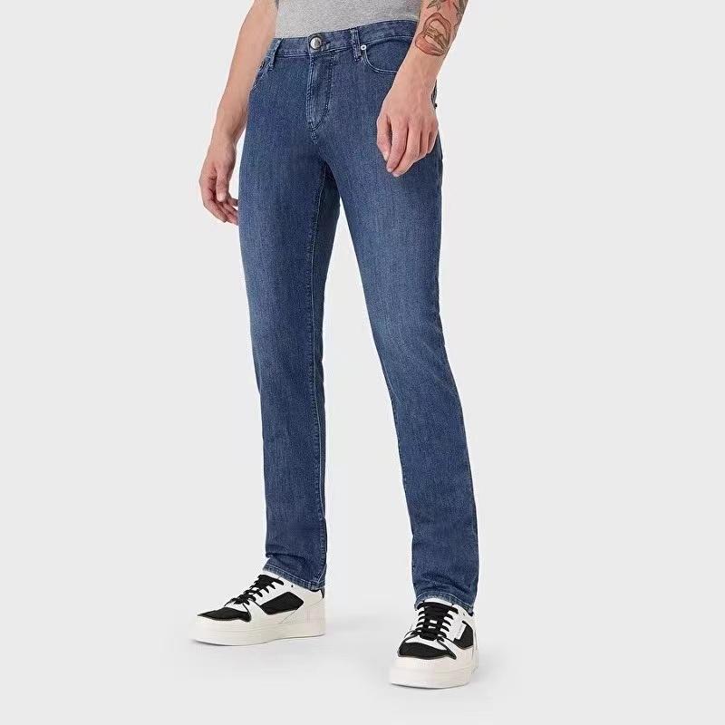EMPORIO ARMANI FW21 Jeans Men's Blue 8N1J06-1D85Z-0943