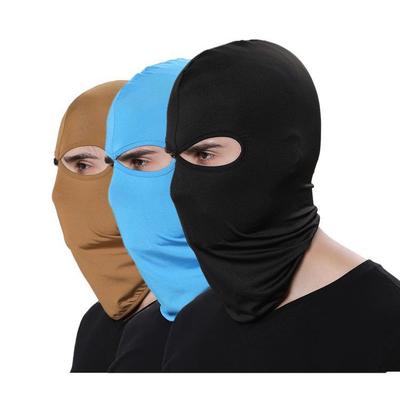 Windproof Lycra Cycling Balaclava: Breathable, Quick-Dry Motorcycle Face Cover and Helmet Liner.