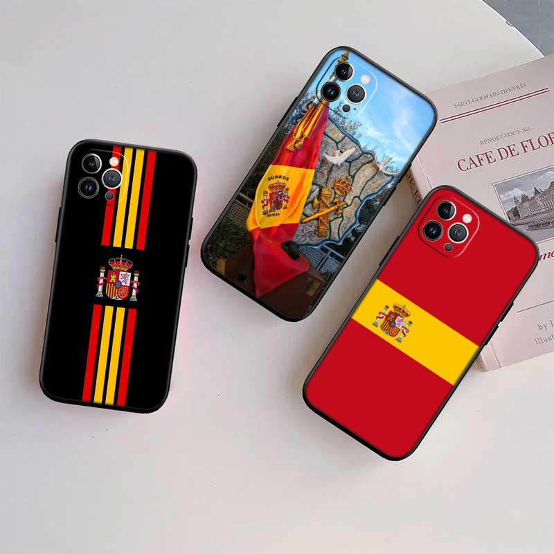 RE54 Spain Flag New High-End Shell Phone Case for Xiaomi Poco F8 M4 M5 M6 M7 X3 X6 X7 Pro GT NFC Ultra