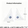 2Pcs Car Door Corner Cover Bumper Anti-scratch Protector For VW TSI TDI R32 MK4 GTI Golf Polo Tiguan Passat Jetta Touran Hub Cap EC1