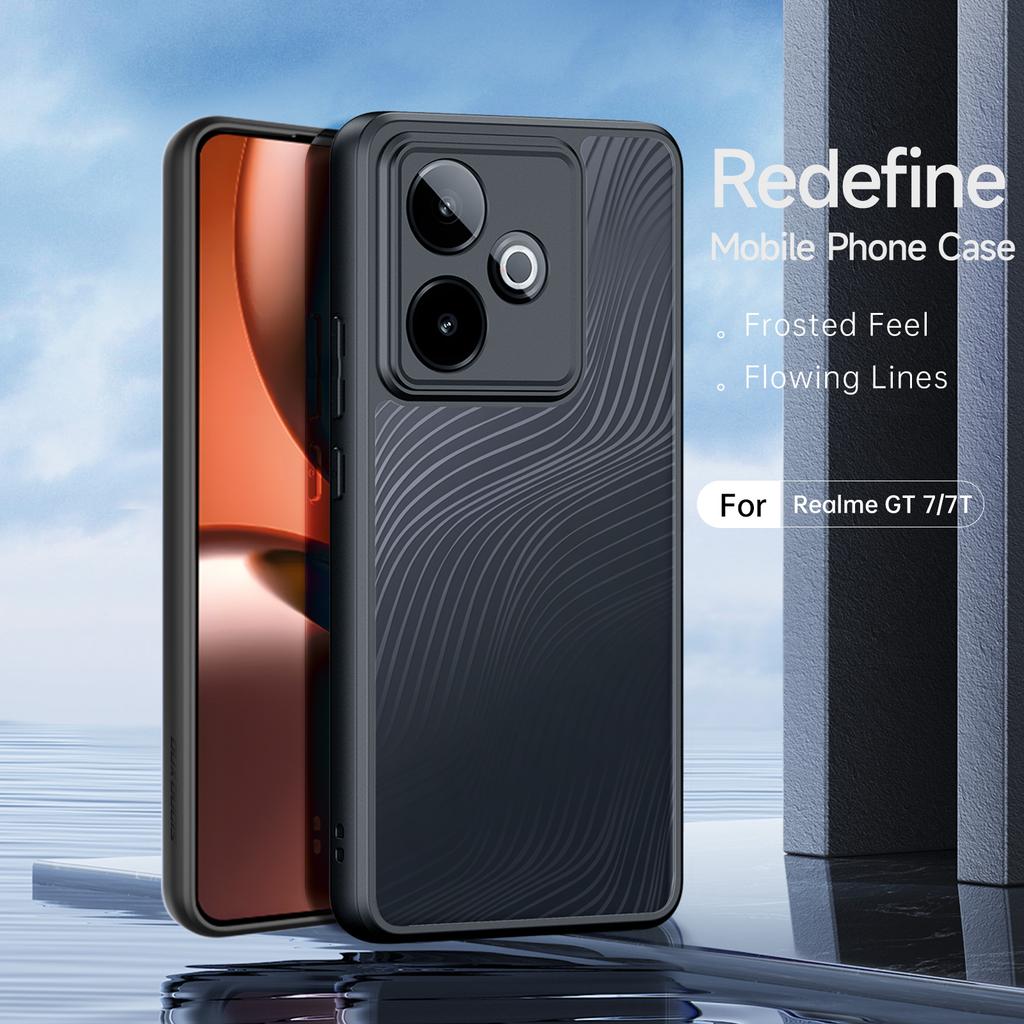Pro Realme GT 7 5G/GT 7T 5G Pouzdro DUX DUCIS Série Aimo TPU+PC Matný Nárazuvzdorný Kryt na Telefon (Certifikace REACH)