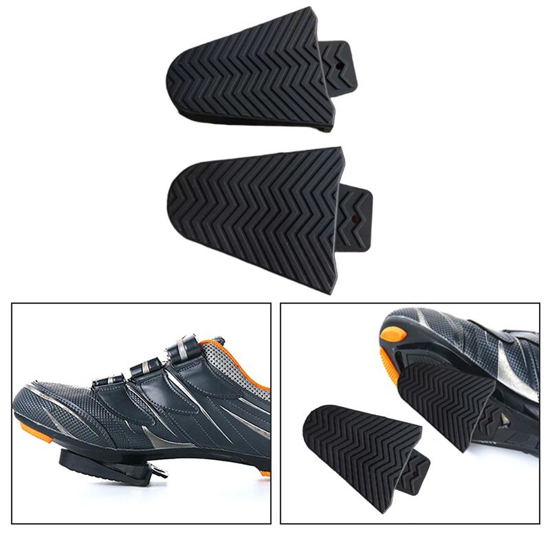 

1Pair Quick Release Bike Spd-Sl Cleats Cycling Shoes Pedal Rubber Cleat Cover For Protect Bicycle Parts For Out Cycling чорний