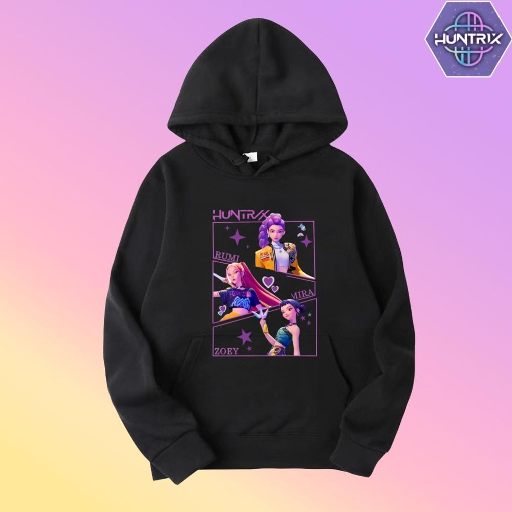 Toddler Girl Clothes KPop Demon Hunters Fashion Hoodie Men's Women's Sweater K-Pop Casual Style Kids New Cartoon Sweatshirt