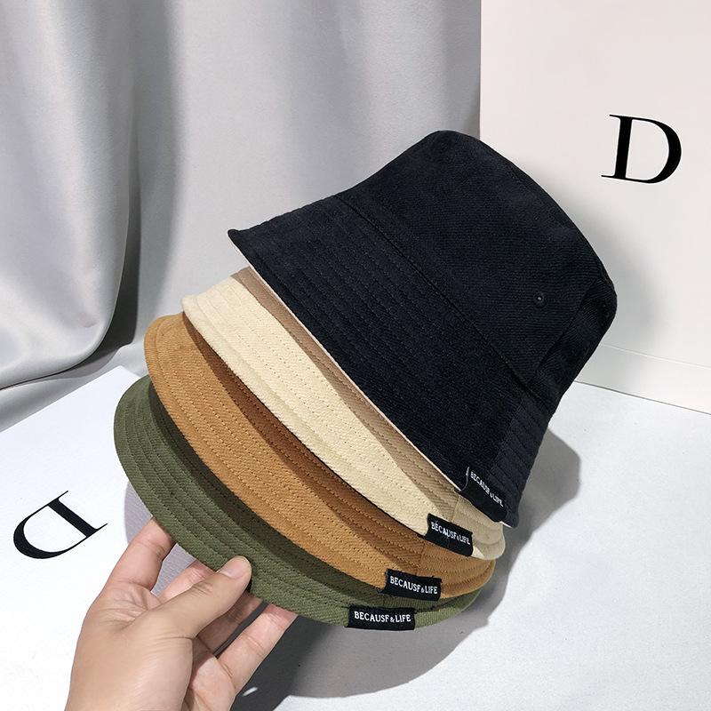 Solid Color Plain Color Bucket Fisherman Hat Double Side Wear Fisherman Hat For Men Women Fashion Street Headwear Bonnet Cotton Foldable Sun Visors