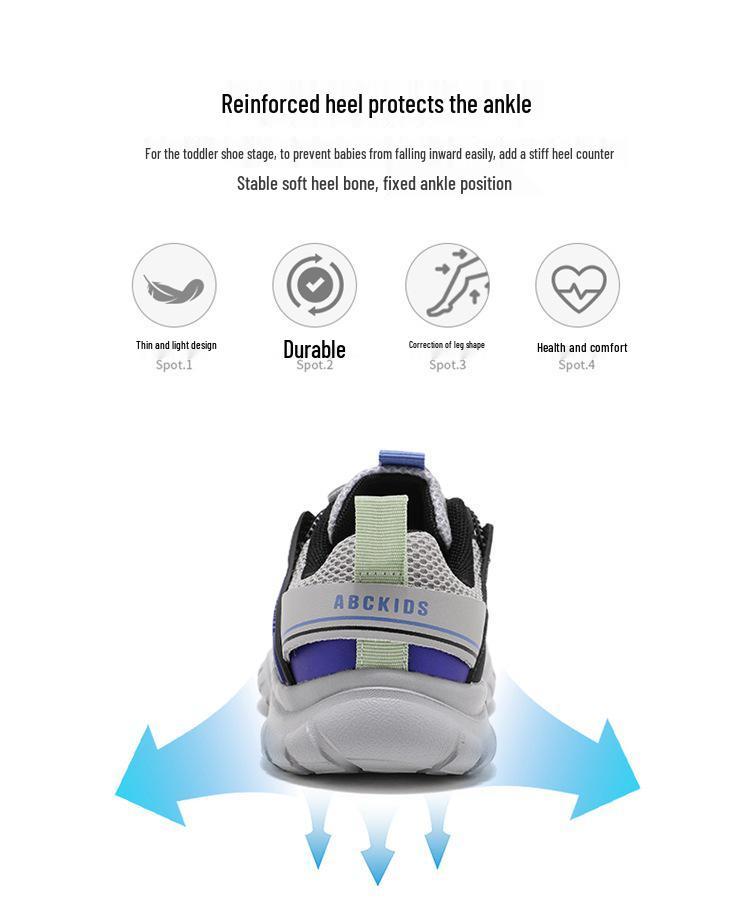ABCKIDS5837 Kids' Non-Slip Running Shoes – Soft Sole, Unisex, 2025 Autumn Collection
