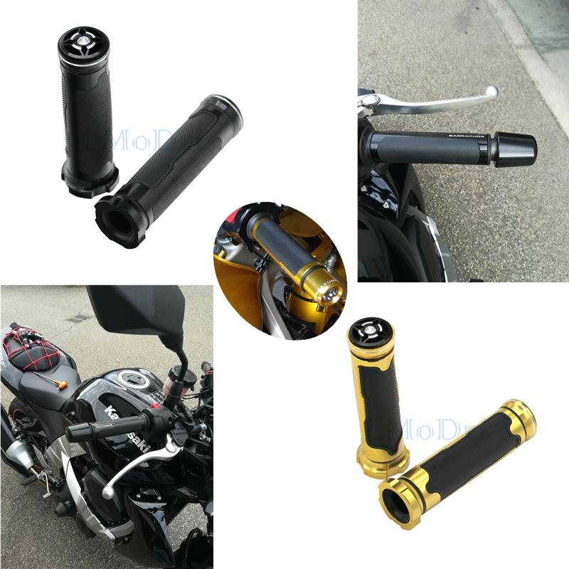LMoDri Universal 7/8'' 22MM Motorcycle Handle Grips Racing Handlebar Grip for KTM Honda Kawasaki Yamaha Suzuki Ducati