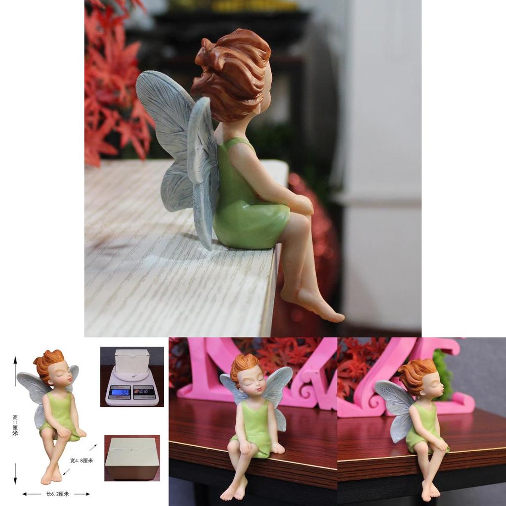 Blumenfee Harz Handwerk Figur Schreibtisch Ornament Geschenk Für Kinder Und Teenager Sammler