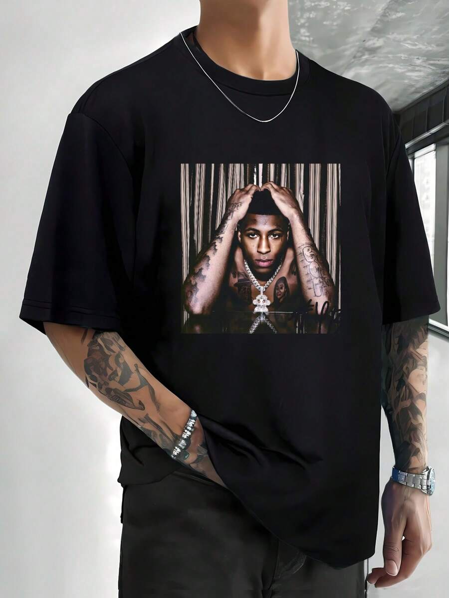 

Unisex s Graphic T-Shirts,Youngboy Never Broke Again MASA Tour 2026 Tees Rap Merch Fan Gift Round Neck Casual Fashion Short-Sleeved T-Shirt, L