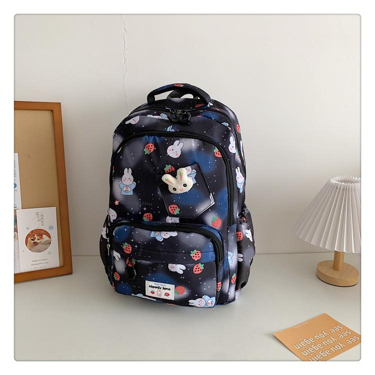 

Рюкзак. Легкий, милий, солодкий, шкільний рюкзак для дівчат. Дорогий студентський шкільний рюкзак. Дорожній рюкзак великої місткості. чорний