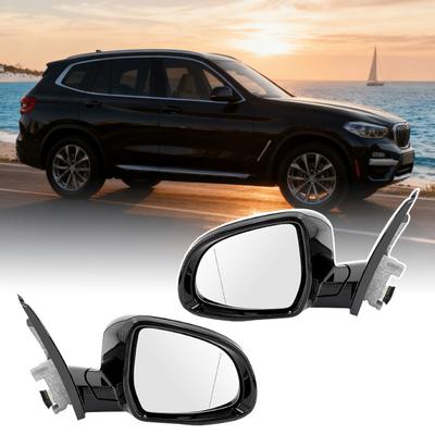 Sestava vnějšího zpětného zrcátka řidiče a spolujezdce pro X3 G01 G08 2018-2021 Levé zadní vnější zpětné zrcátko s detekcí mrtvého úhlu a směrovým světlem 51168491670 51168491669
