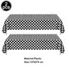 Checkered Race Car Party Tablecloths Black White Checkered Flag Tablecloth Racetrack Tablecover Racing Birthday Party Supplies