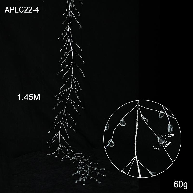 

New Christmas Crystal Pearl Bead Pendant for Tree & Wreath Decoration