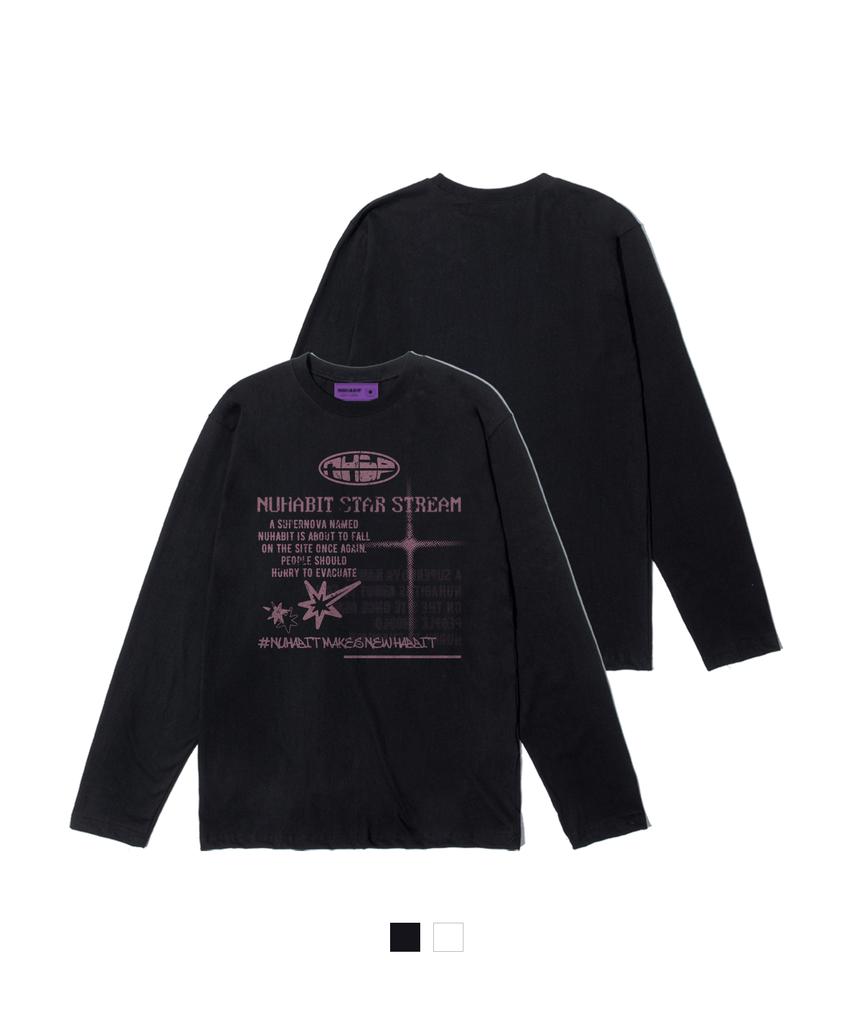 NUHABIT N/H Staring Basic Long Sleeve T-Shirt (Sbl2-5Nh1355)