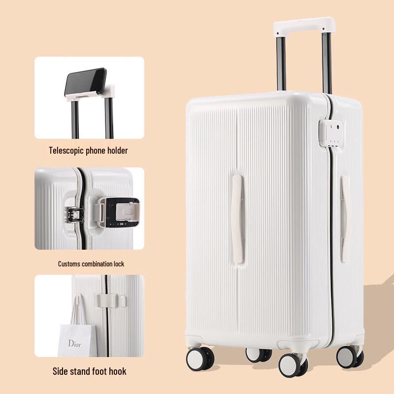 PACKAGE FASHION Lightweight Zipper Travel Luggage