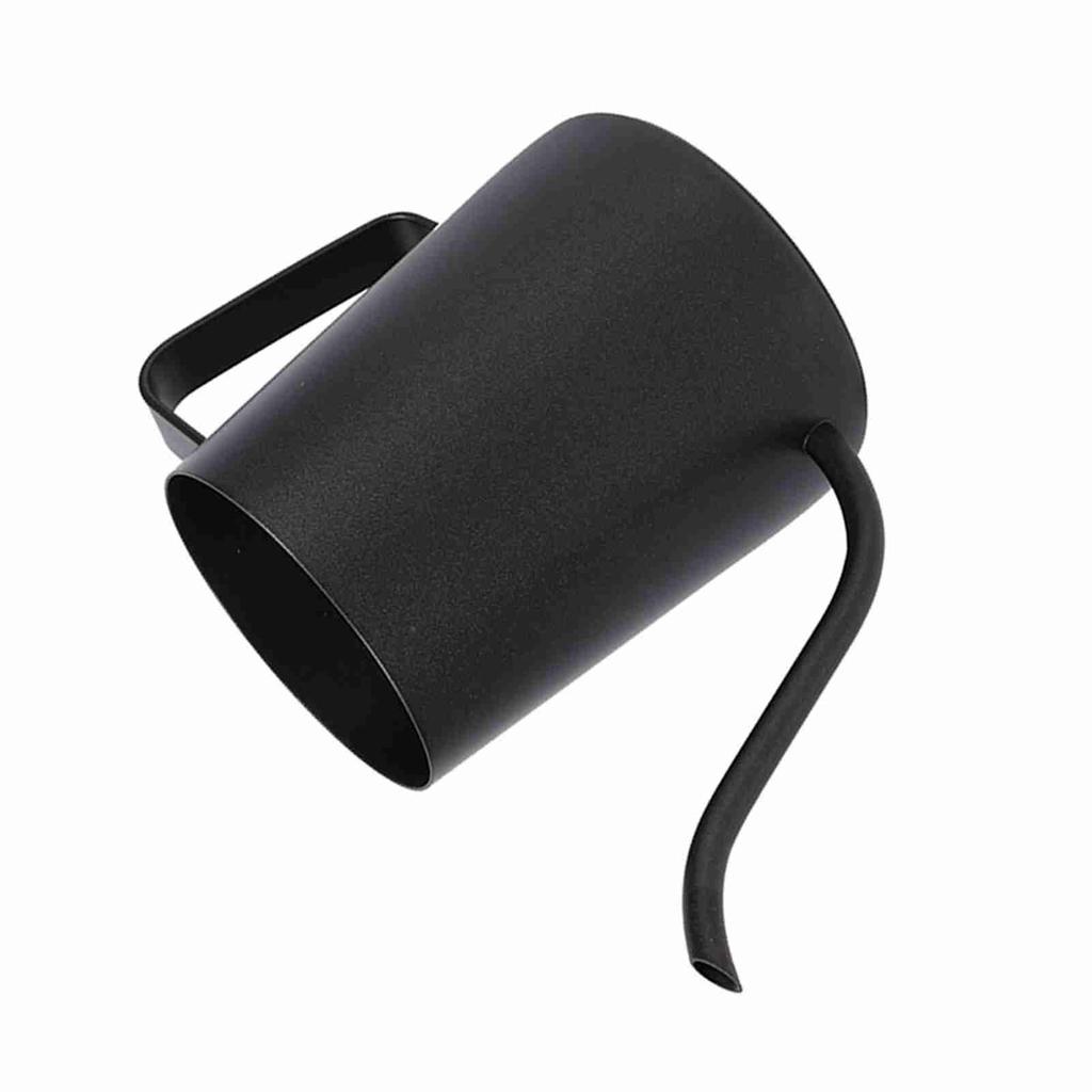 Black Stainless Steel Pour Coffee Drip Pot Kettle With Long Over Gooseneck Spout (350ml)