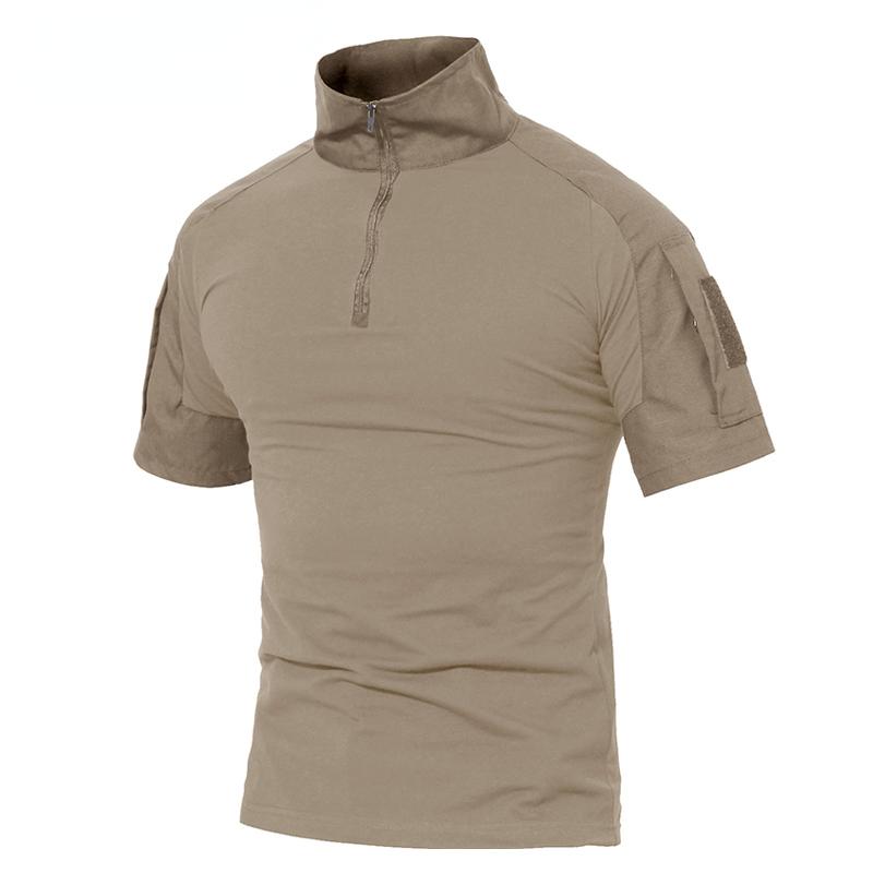 Men Summer T Shirts Airsoft Army Tactical T Shirt Short Sleeve Military Camouflage Cotton Tee Shirts Paintball Clothing