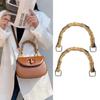 2Pcs Exotic Gold Bamboo Handles Natural Bamboo Purse Handles U Shape Handbag Handle  DIY Bag Making