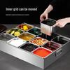 Lu Fenglai Stainless Steel 6-Grid Seasoning Box Set