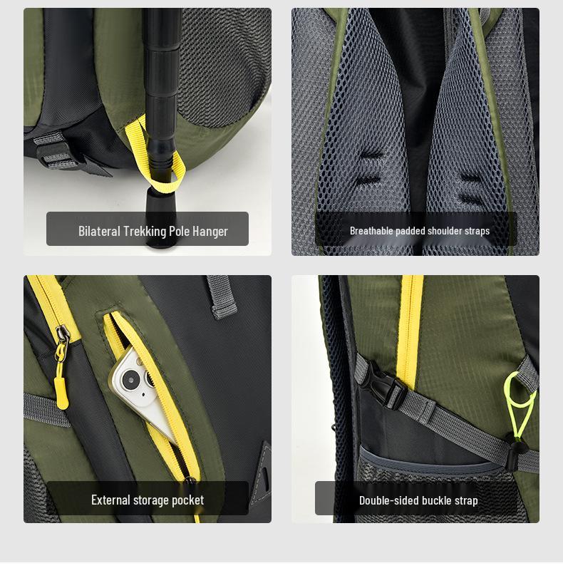 Lightweight Multi-Functional Backpack for Cycling, Hiking, Camping & Mountaineering