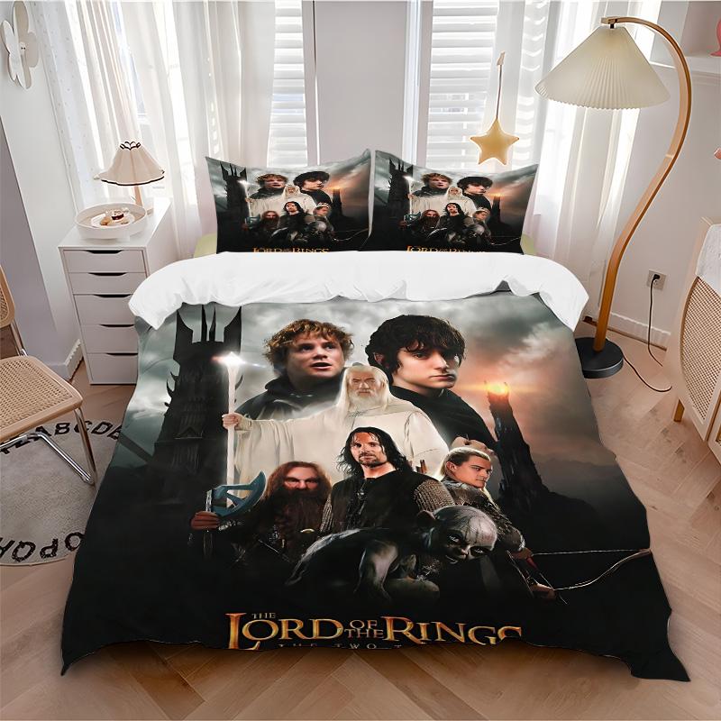 Journey Through Middleearth Print 3Pcs Bedding Setduvet Cover With 2 Bedropillowcase Home Birthday Gift