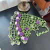 Hairband Flower Triangular Headscarf Vintage Vine Foral Hip Scarf  Pants Accessories