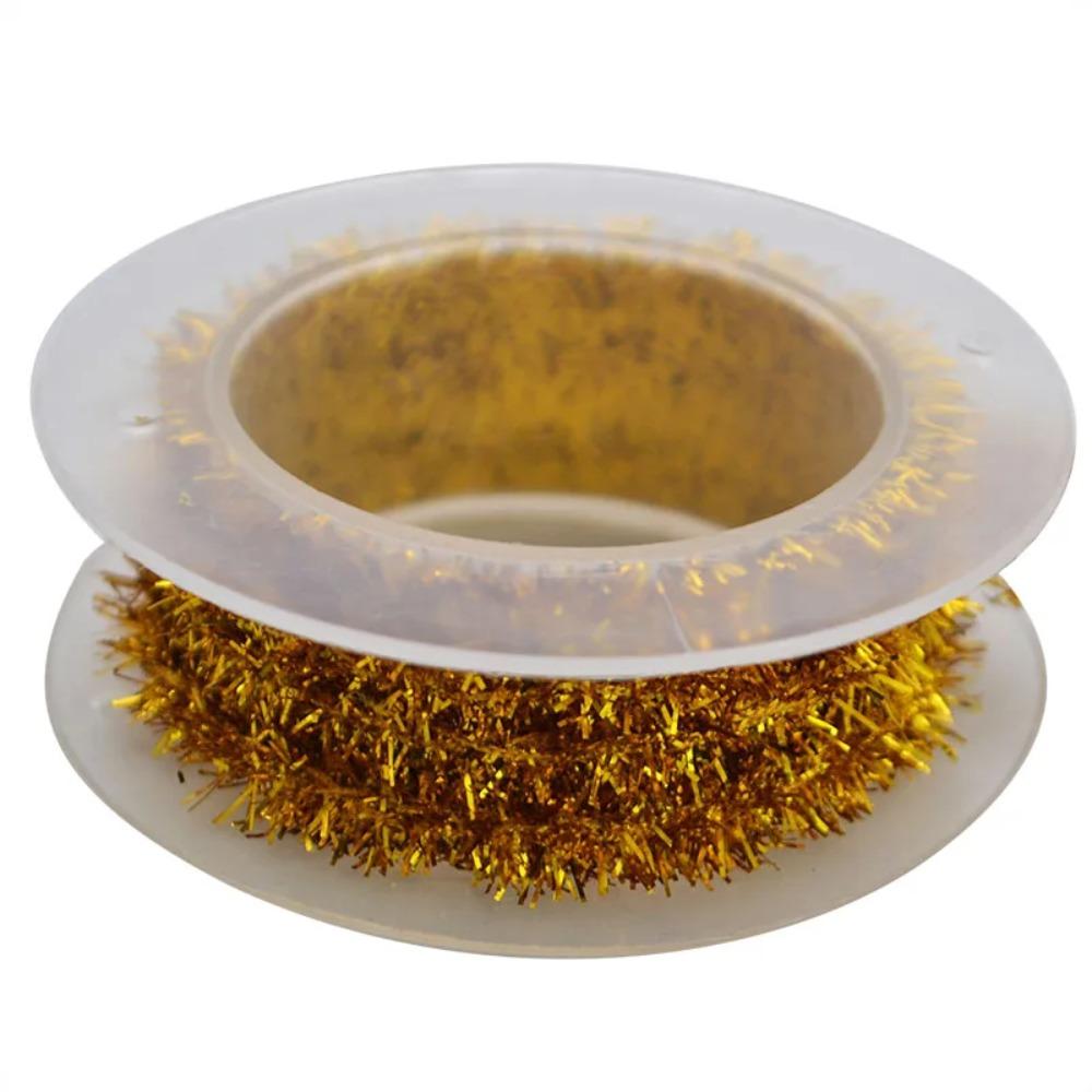 Flashing Tinsel Hanging Rattan Multicolor Gold Silver Wire Colorful Ribbon  Birthday