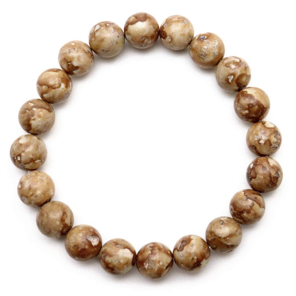 [GOLD STONE] Himekawa Yakuseki Bracelet, 10mm, Made in Itoigawa, Niigata Prefecture, Japan, Certificate Included, Inner Diameter: Approx. 17cm