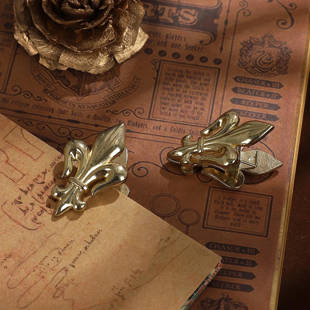 1 Pc Vintage Lady's Hand Alloy Clip Metal Bill Clip Old Travel Note Clip Creative DIY Journal Tools Stationery