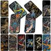 Cover for Samsung Galaxy S22 S21 S20 FE Ultra Plus A35 A36 A55 A37 A33 A34 A57 Coque Phone Case Fashion Ferocious Dragon Chinese