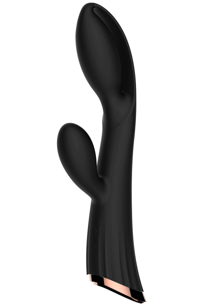 Vibromasseur Noir Avec Stimulateur De Clitoris Lris Usb Lrisblack