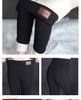 Northeast Women's High-Waist Wool Leggings: Thick Fleece Lined, Plus Size, Tummy Control, Warm Pants for Autumn/Winter