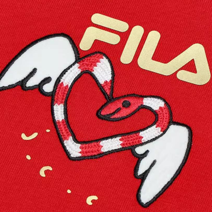 New FILA ORIGINALE T Shirt Unisex Legend Red F11U519101F-RD