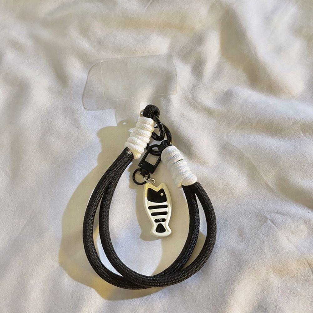 Anti-Verlust Handyband Geflochtenes Kopfhörer-Anhängsel Universeller Auto-Schlüsselanhänger