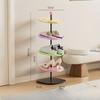Multi-layer Shoe Rack Space-Saving Rainbow Shoe Organizer Standing Entryway Shoe Shelf for Dorm/Apartment Wardrobe Storage