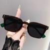 Lunettes de soleil Myopie Cadre Carré Classique Teintes Minimalistes Protection UV Haute Définition Confortables Dioptrie 0 À -4.0