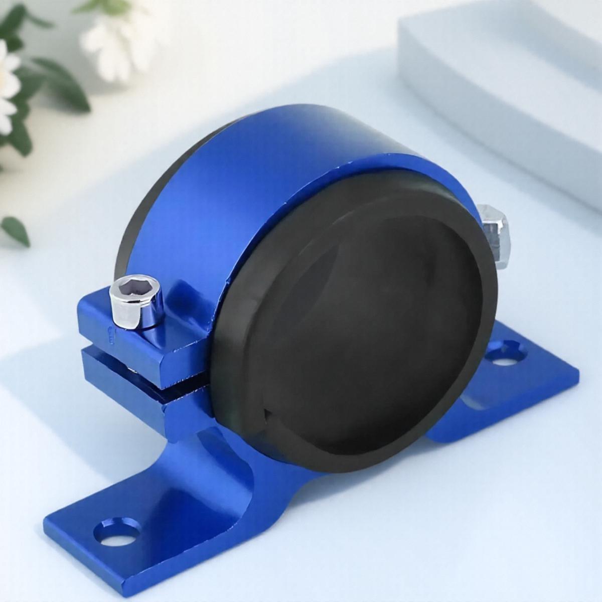 

1 шт. 50 мм алюминиевый кронштейн масляного насоса Универсальная посадка Легкая Прочная конструкция для крепления топливного насоса синий