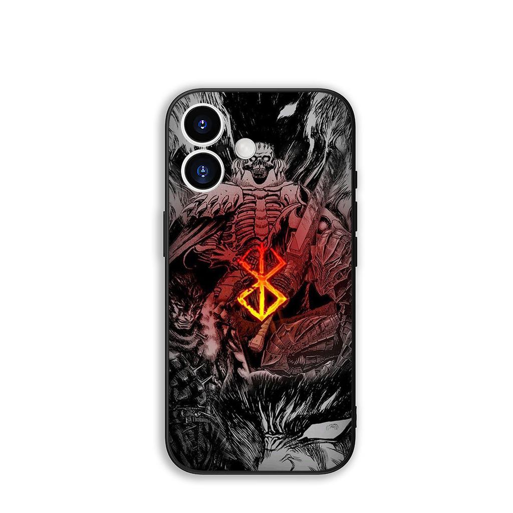 Für Samsung Galaxy A55 A54 A25 A36 A17 A26 A35 A33 A34 A14 A37 S8 S9 S20 S21 FE S10 Plus Handyhülle Berserk Wallpaper Guts
