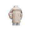 adidas Workwear Letter Print Long-Sleeve Outdoor Casual Jacket Unisex Beige