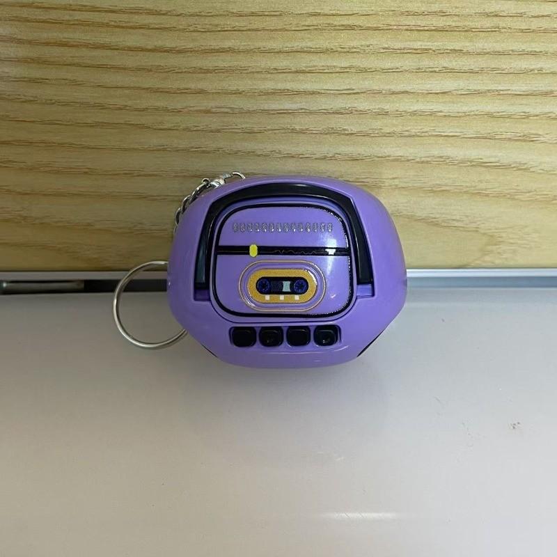 

Vintage Cassette Recorder Design Keychain Soundable Hanging Ornament Fun Backpack Charm Gift for Children Students Party Favors and Classroom Rewards