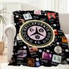 Singer D-Dellafuente Torii Yama Throw Lightweight 240g Flannel Blanket Soft Skin-friendly for Summer Cooling