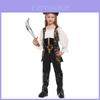 Beautiful Caribbean Pirate Costume For Girls Featuring High-quality Polyester Fabric