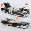 1/24 Cadillac Eldorado Biarritz Series 62 Alloy Sports Car Model Diecast Metal Classic Retro Vehicles Car Model Sound Light Kids Toy Gift