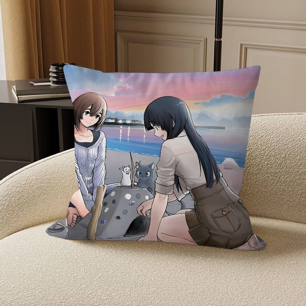 Flying Witch Personalized Pillow Dust Cover Bedroom Kids Party Decoration Pillowcase Birthday Children Gift