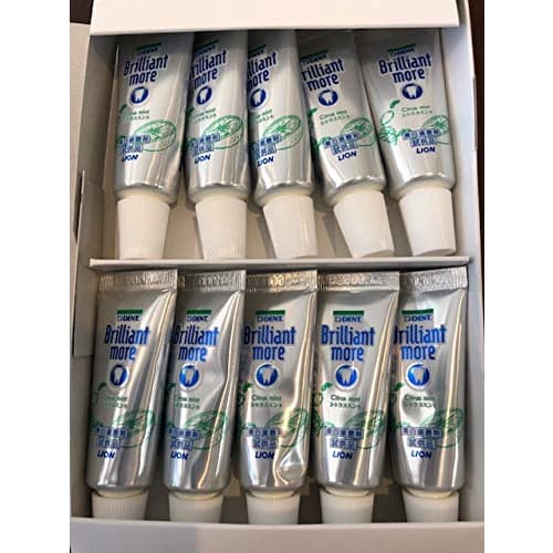 Lion Brilliant More w 20g x 10 bottles (DENT.Brilliant more) (Citrus Mint)