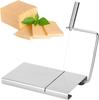 Gugrida Cheese Knife Cheese Cutter and Cheese Cutter Cheese Cutter with Bulk Cheese Cutter Plate with 5 Alternative Wires Stainless Steel Precision