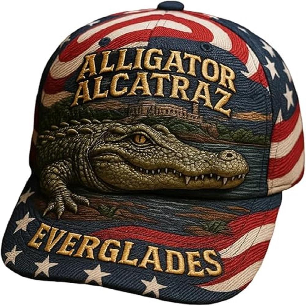 Mode Tiere Cartoon Stickerei Baseballkappen Männer Frauen Alligator Alcatraz Hut Marine Corps 250. Jahrestag Baseballkappe